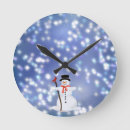 Search for holiday snowman clocks Merry christmas