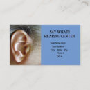 Search for deaf business cards Hearing