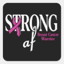 Search for breast cancer cure stickers Warrior