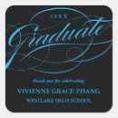 Search for blue and black graduation stickers Elegant