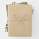 Search for brown plaid wrapping paper Green