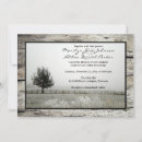 Search for trees in fog invitations Rustic