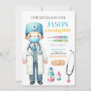 Search for doctors and nurses party invitations For kids