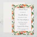 Search for fruit bridal shower invitations Orange
