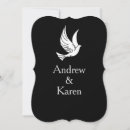 Search for white dove wedding invitations Bird