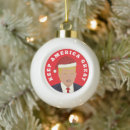 Search for politics christmas tree decorations Make america great again