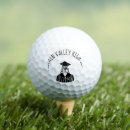 Search for graduation golf balls Black and white