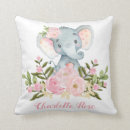 Search for pink elephants cushions Baby girl