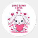 Search for white rabbit stickers Hearts