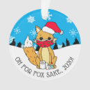 Search for fox christmas decor Face mask