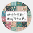 Search for patchwork quilt stickers Retro