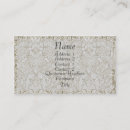Search for gold embossed business cards Damask