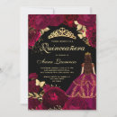 Search for maroon black birthday invitations Red