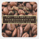 Search for roasted coffee stickers Brown