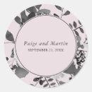 Search for silver pink wedding stickers Trendy