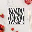 Search for zebra stripe napkins Skin