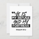 Search for refuges postcards He is my refuge