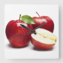 Search for apple kitchen clocks Red
