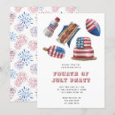 Search for patriotic party invitations Barbecue