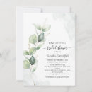 Search for foliage bridal shower invitations Eucalyptus