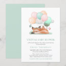 Search for virtual baby shower invitations Woodland