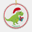 Search for green dinosaur christmas tree decorations Cartoon