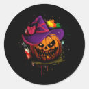 Search for witch face stickers Pumpkin