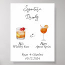 Search for signature posters Drinks