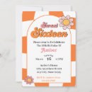 Search for retro sweet 16 invitations Funky