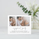 Search for budget engagement party invitations Minimalist