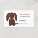 Search for dachshund dog business cards Wiener