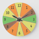 Search for colour wheel clocks Orange