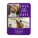 Search for royal purple save the dates Modern