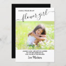 Search for flower girl cards Black and white