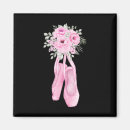 Search for ballet dancer magnets Flowers