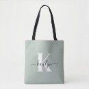 Search for sage green tote bags Initial