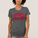 Search for red lipstick kiss tshirts Glitter