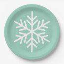 Search for pastel christmas plates Snowflake