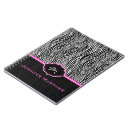 Search for pink zebra stripes notebooks White