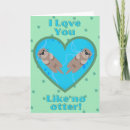 Search for otter valentines day cards Funny