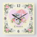 Search for nursery clocks Floral