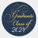 Search for blue and gold graduation stickers High school