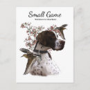 Search for dog with bird postcards Hunting