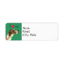 Search for hunting dogs return address labels Pointer
