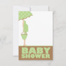 Search for unknown gender baby shower invitations Green