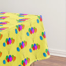 Search for balloon tablecloths Yellow