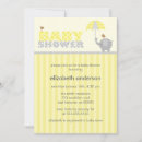 Search for yellow and grey baby shower invitations Modern