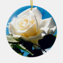 Search for white rose christmas tree decorations Flower