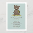 Search for baby bear birthday invitations Baby boy