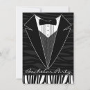Search for guys night out invitations Black and white